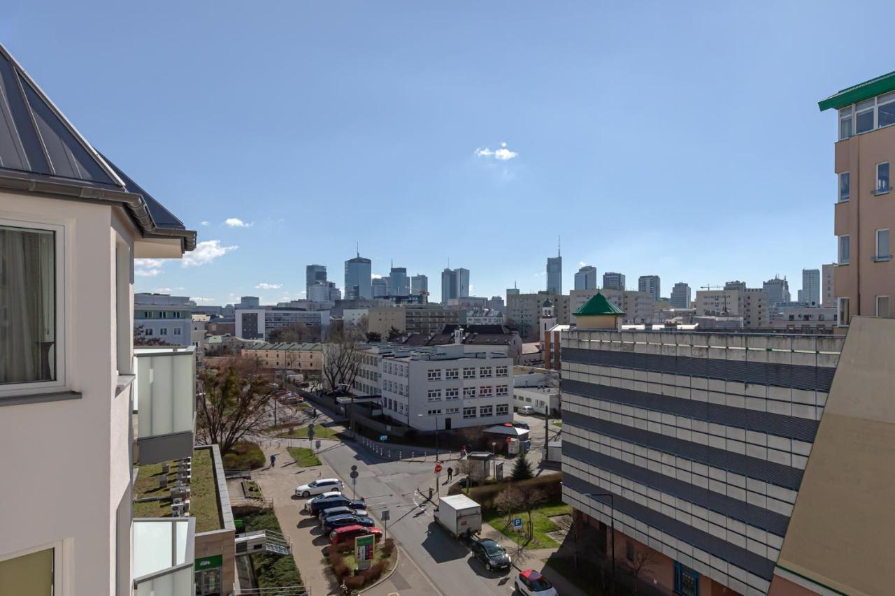 Stylowy Apartament Z Pieknym Widokiem Na Miasto Warszawa Zewnętrze zdjęcie